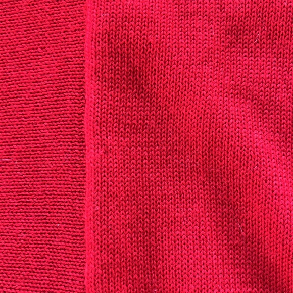 Collectors item. 80s rare Kansai Yamamoto red batwing wool sweater. Sz M - Picture 13 of 13